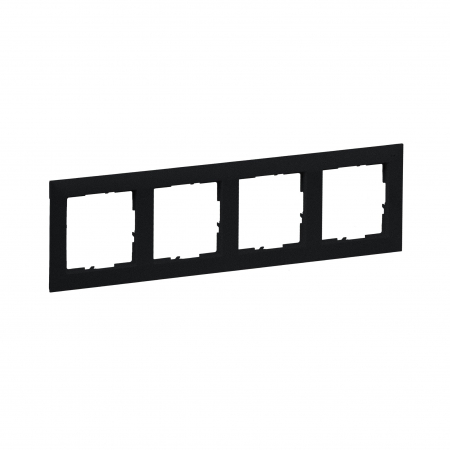 Rame ornament Suno - Rama ornament 4 posturi Legrand Suno negru 721524