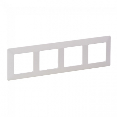 Rame ornament Valena Life - Rama ornament 4 posturi Legrand Valena Life alb 754004