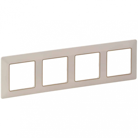 Rame ornament Valena Life - Rama ornament 4 posturi Legrand Valena Life ivoar/auriu 754064