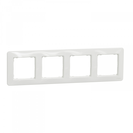 Rame ornament Sedna - Rama Ornament 4 posturi Schneider Sedna alb SDD311804