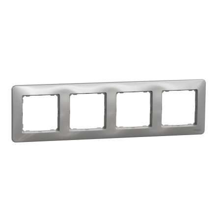 Rame ornament Sedna - Rama Ornament 4 posturi Schneider Sedna aluminiu SDD313804
