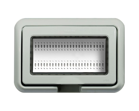 Prize si intrerupatoare - Rama Ornament 4M Living Light Bticino IP55 gri 24604