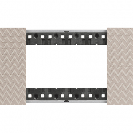 Bticino Living Now - Rama ornament 4M Living Now optic KA4804MM