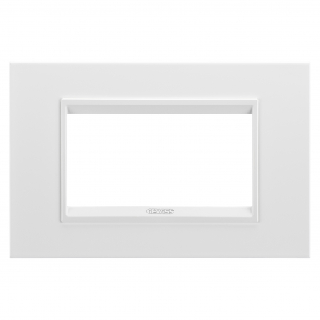 Rame ornament Chorus - Rama Ornament 4M metal LUX Gewiss Chorus monocrom alb satinat GW16204XW