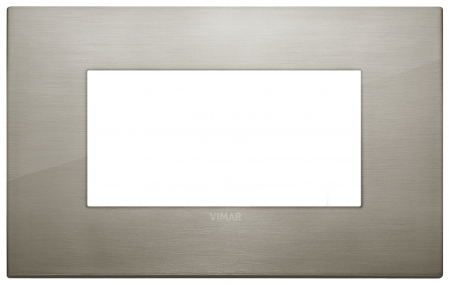 Vimar Arke - Rama Ornament 4M metal Vimar Arke inox periat 19654.08