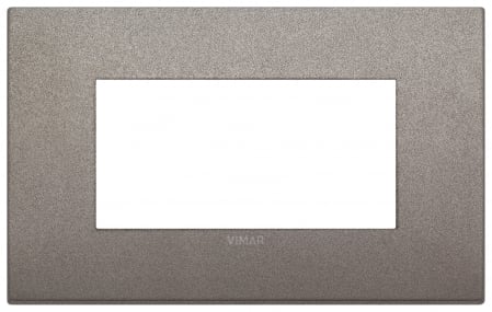 Prize si intrerupatoare - Rama Ornament 4M metal Vimar Arke titan mat 19654.04