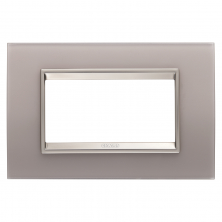 Rame ornament Chorus - Rama Ornament 4M sticla LUX Gewiss Chorus gri perlat GW16204GP