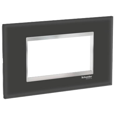 Schneider Easy Styl - Rama Ornament 4M sticla Schneider Eazy Styl negru/crom LMR7934038