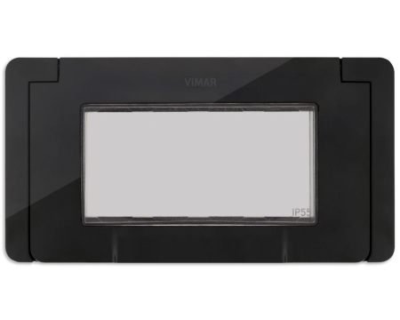 Rame ornament Neve - Rama Ornament 4M Vimar Neve IP55 negru 09914.04