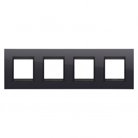 Rame ornament Chorus - Rama Ornament 4P LUX Gewiss Chorus monocrom negru GW16228YN