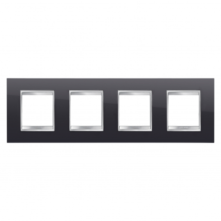 Rame ornament Chorus - Rama Ornament 4P LUX Gewiss Chorus negru GW16228TN