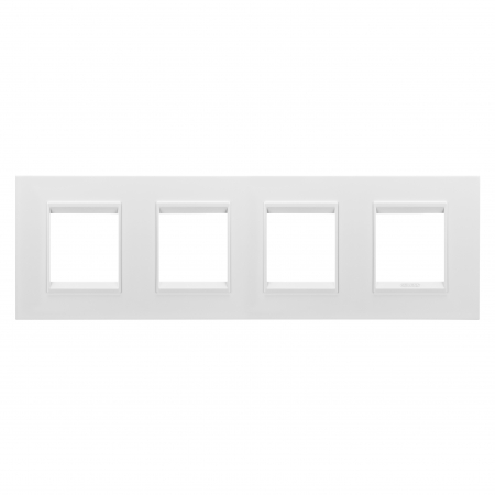 Gewiss Chorus - Rama Ornament 4P metal LUX Gewiss Chorus monocrom alb satinat GW16228XW