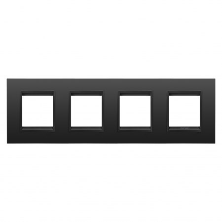 Rame ornament Chorus - Rama Ornament 4P metal LUX Gewiss Chorus negru satinat GW16228XM