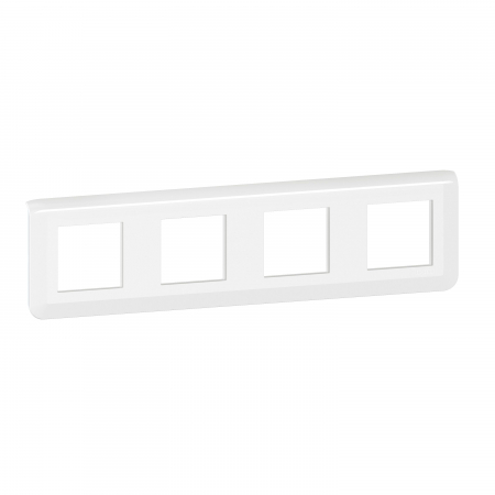 Prize si intrerupatoare - Rama Ornament 4P sau 4X2M Legrand Mosaic alb 078808L