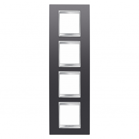 Gewiss Chorus - Rama Ornament 4P verticala LUX Gewiss Chorus ardezie GW16229VA