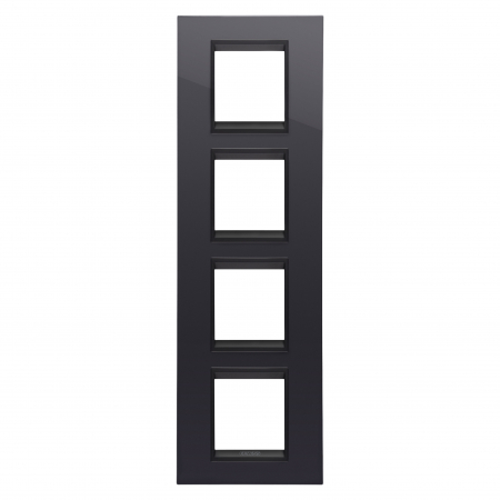 Rame ornament Chorus - Rama Ornament 4P verticala LUX Gewiss Chorus monocrom negru GW16229YN