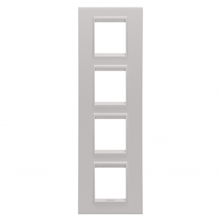 Rame ornament Chorus - Rama Ornament 4P verticala metal LUX Gewiss Chorus bej satinat GW16229XL