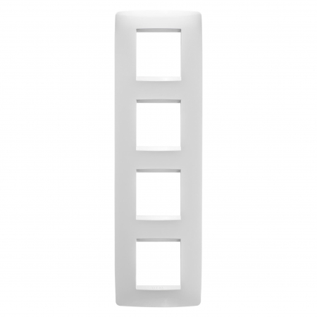 Rame ornament Chorus - Rama Ornament 4P verticala ONE Gewiss Chorus alb GW16129TB