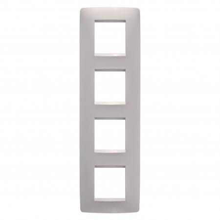 Rame ornament Chorus - Rama Ornament 4P verticala ONE Gewiss Chorus bej satinat GW16129VL