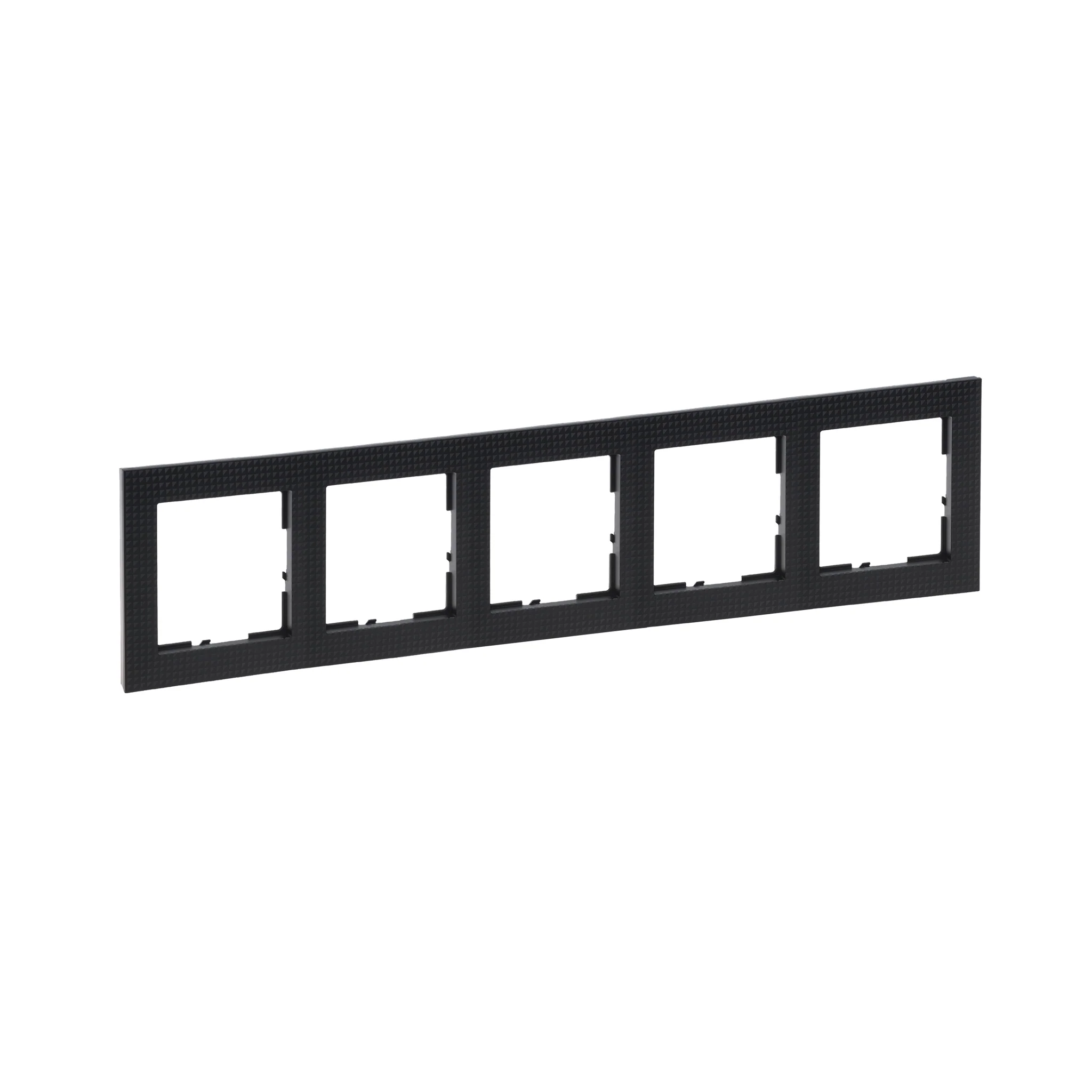 Legrand Suno - Rama ornament 5 posturi Legrand Suno negru calibrat 721575