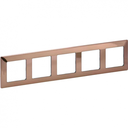 Legrand Valena Life - Rama ornament 5 posturi Legrand Valena Life cupru 754165