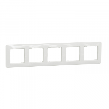 Schneider Sedna Design - Rama Ornament 5 posturi Schneider Sedna alb SDD311805