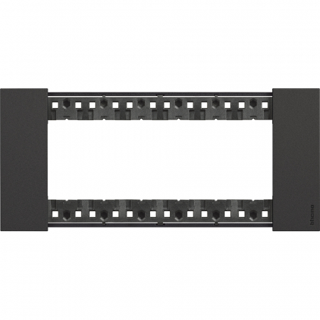 Rame ornament Living Now - Rama ornament 6M Living Now Bticino negru KA4806KG