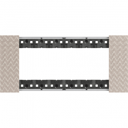 Bticino Living Now - Rama ornament 6M Living Now optic KA4806MM