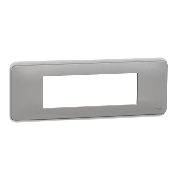 Prize si intrerupatoare - Rama Ornament 6M Schneider Unica Pro aluminiu NU411630