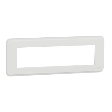 Prize si intrerupatoare - Rama Ornament 8M Schneider Unica Pro alb NU411818