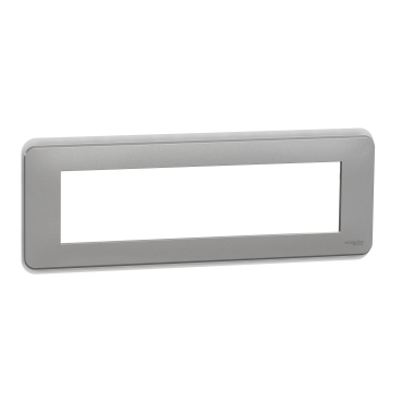 Prize si intrerupatoare - Rama Ornament 8M Schneider Unica Pro aluminiu NU411830