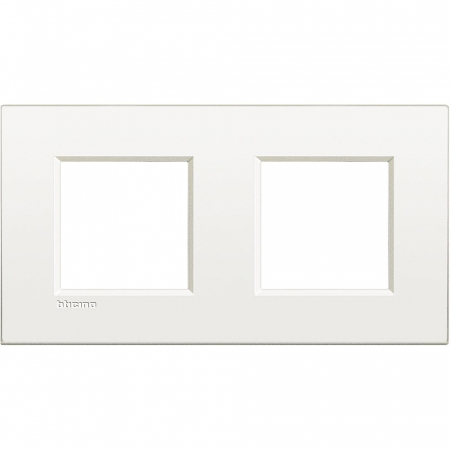 Rame ornament Living Light - Rama Ornament AIR 2P Living Light Bticino alb LNE4802M2BN