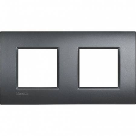 Rame ornament Living Light - Rama Ornament AIR 2P Living Light Bticino antracit LNE4802M2AR