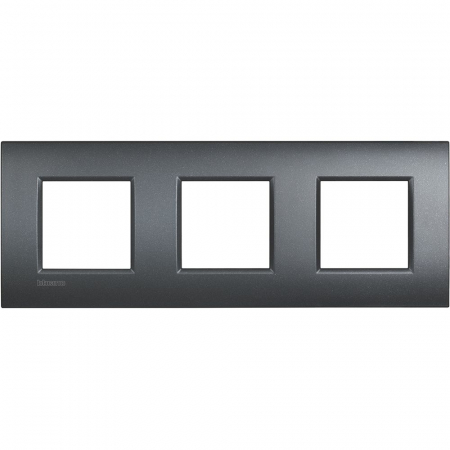 Rame ornament Living Light - Rama Ornament AIR 3P Living Light Bticino antracit LNE4802M3AR