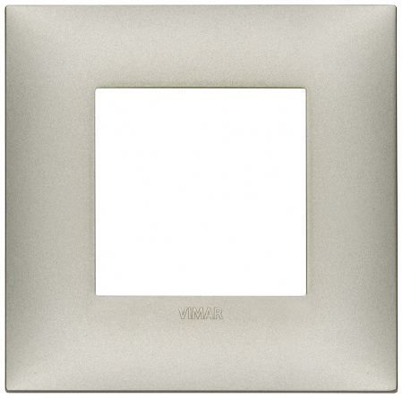 Vimar Neve - Rama Ornament rectangulara 2M Vimar Neve nichel mat 09662.22