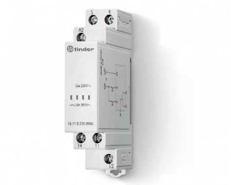 Relee - Releu de apel cu comanda de resetare 230V 12A Finder 131182300000