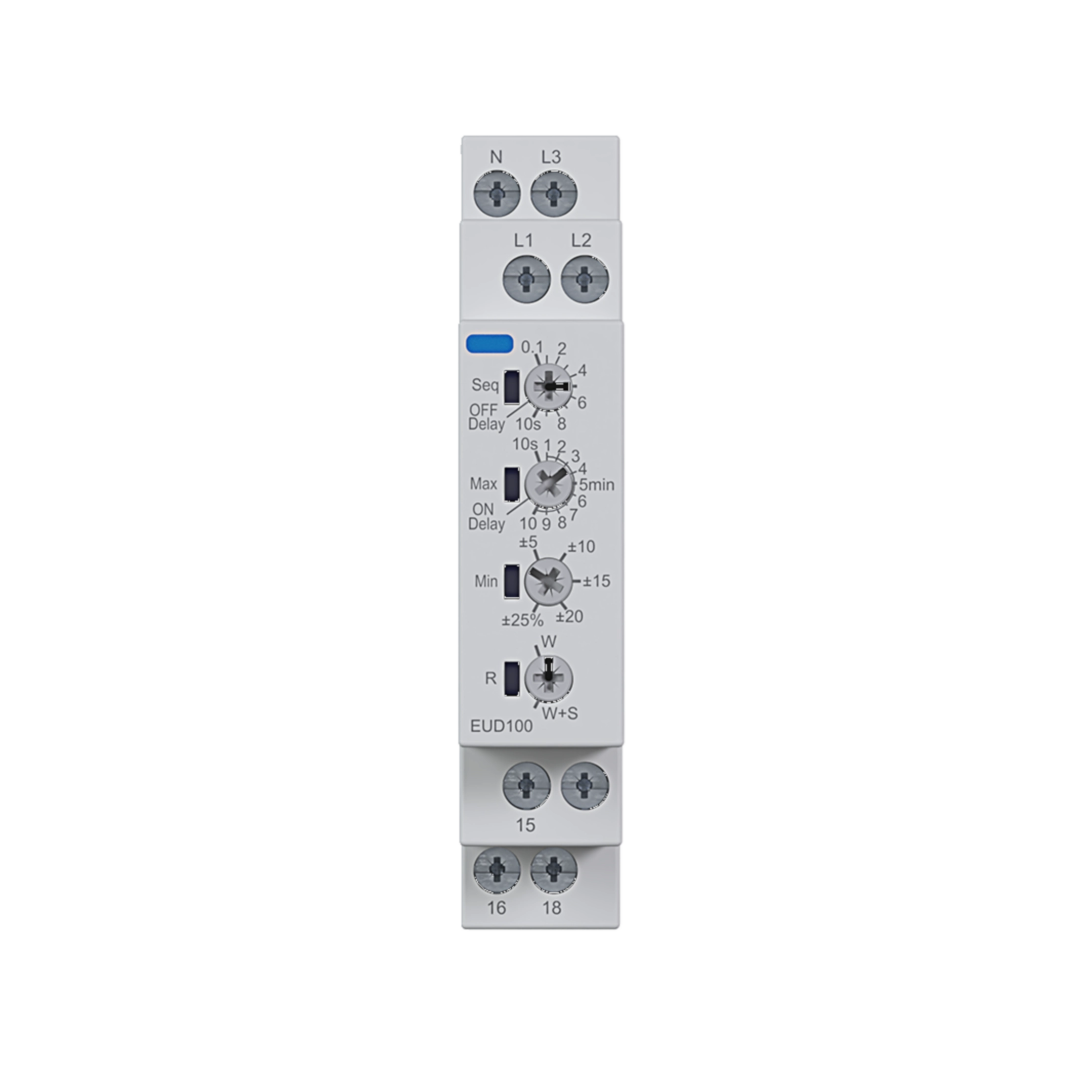Releu monitorizare tensiune si faza 1P+N/3P(N) Hager EUD100 [1]