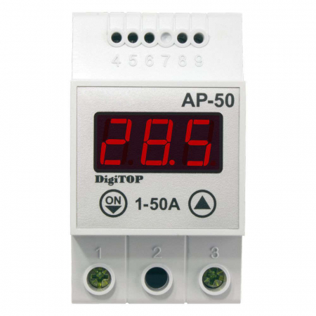 Relee - Releu de protectie tensiune 1-50A DigiTop AP-50A
