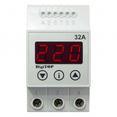 Relee - Releu de protectie tensiune 32A DigiTop VP-32A