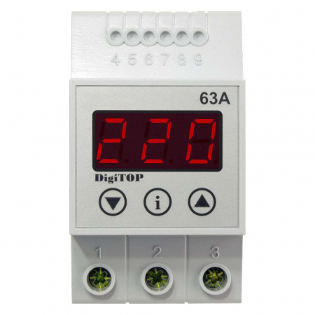 Relee - Releu de protectie tensiune 63A DigiTop VP-63A