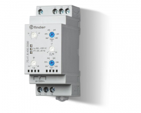 Relee - Releu monitorizare tensiune trifazic 6A multifunctional Finder 704184002030
