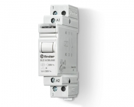 Relee - Releu pas cu pas (teleruptor) 16A 1ND 230V Finder 202182300000