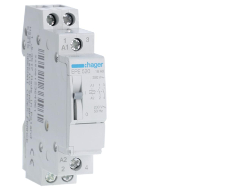 Relee - Releu pas cu pas (teleruptor) 16A 2ND 230V Hager EPE520