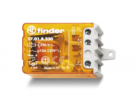 Relee - Releu pas cu pas (teleruptor) 4 secvente 10A 1ND 230V Finder 270182300000