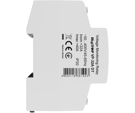 Releu protectie tensiune monofazat 32A 2P 1 secventa DigiTop VP-32A DT [2]