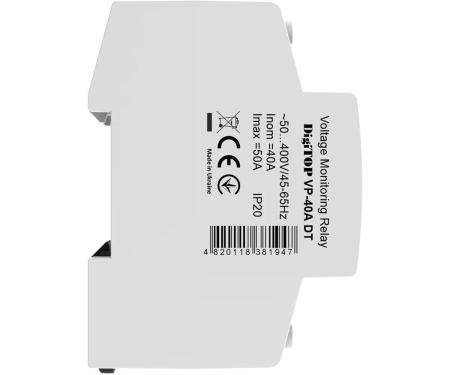 Releu protectie tensiune monofazat 40A 2P 1 secventa DigiTop VP-40A DT [2]
