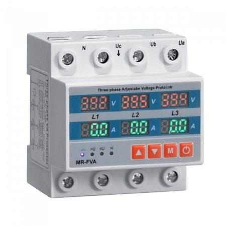 Relee - Releu trifazic digital monitorizare tensiune MN4 Elmark 41907