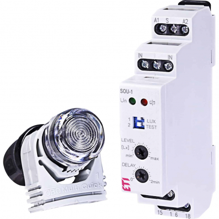 Senzori - Senzor crepuscular 16A sina DIN 3600W IP20 Eti 002470011