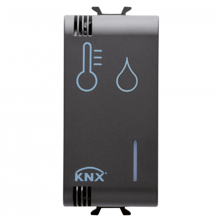 Alte functii Chorus - Senzor temperatura si umiditate 1M Gewiss Chorus KNX negru GW12799H