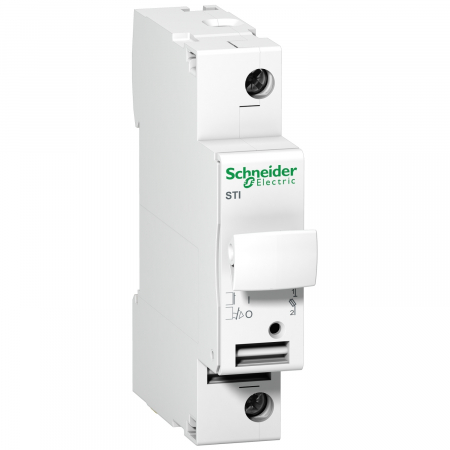 Separatoare de sarcina - Separator cu fuzibil 1P 25A 10X38mm Schneider A9N15636